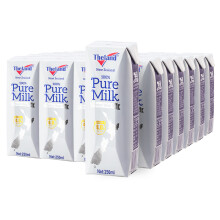 限地区：Theland纽仕兰4.0g蛋白质全脂牛奶250ml*24盒*2件