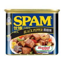 SPAM 世棒 午餐肉 黑椒味 340g/盒 *7件