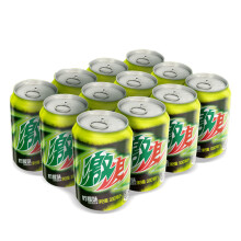 PEPSI 百事 激浪 柠檬味 碳酸饮料 330ml*12听 *3件