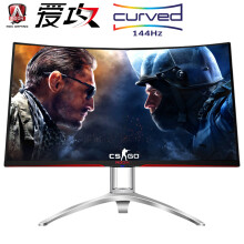 AOC 爱攻II AG322FCX 31.5英寸 VA电竞显示器（144Hz、1800R、FreeSync）