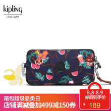 Kipling 凯浦林 K7018390C00F 女士Emoji表情联名款印花钱包