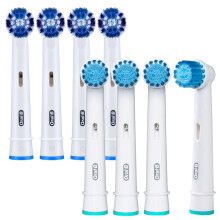 Oral-B 欧乐-B EB20电动牙刷头 4支+EB17柔软敏感型刷头 4支 组合套装 共8支