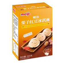 meiji 明治 栗子红豆冰淇淋 565g *5件