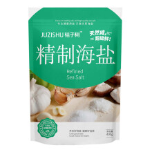 JUZISHU桔子树 (加碘）食用盐 精制海盐400g