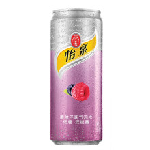 Schweppes 怡泉 覆盆子味 气泡水 330ml*24罐 整箱装 *2件