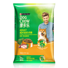 DOGCHOW康多乐鸡肉肝蔬菜全犬种成犬粮8kg*4件