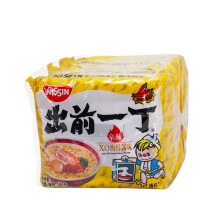 NISSIN 出前一丁 辛辣XO海鲜酱味方便面 100g*5包 *5件