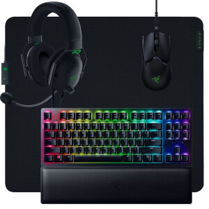 雷蛇（RAZER）游戏套装Huntsman V2键盘Viper Ultimate鼠标+耳机鼠标垫套装 电脑游戏套装