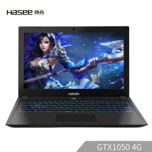 神舟(HASEE)战神Z6-KP5G 15.6英寸游戏本（i5-8300H、8GB、1TB+128GB、GTX1050）