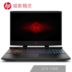 HP 惠普 暗影精灵4代 15.6英寸游戏笔记本电脑（i7-8750H、16GB、128GB+1TB、GTX1060 6G、144Hz、G-Sync）