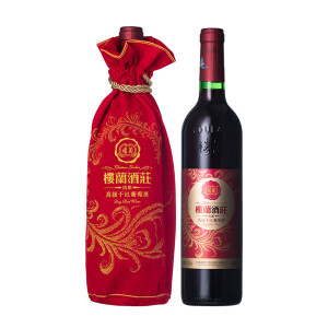 楼兰loulan红酒禧酿高级干红葡萄酒新疆国产红酒单支750ml精美礼袋