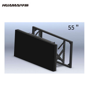 华脉(HUAMAI) 55英寸3.5mm液晶拼接屏4台前维护套装