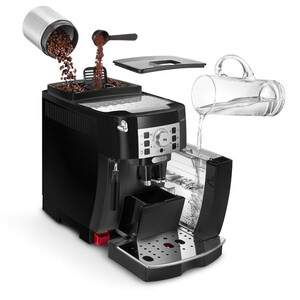 德龙（Delonghi）Delonghi/德龙 ECAM22.110意式咖啡机家用全自动磨豆研磨一体萃取打奶泡一键式美式德隆咖啡机现磨