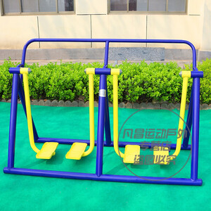 魅扣 地上两位漫步机小区公园广场社区老年人室外体育健身路径