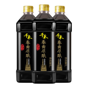【旗舰店】千禾 春曲原酿酱油 1L*3瓶