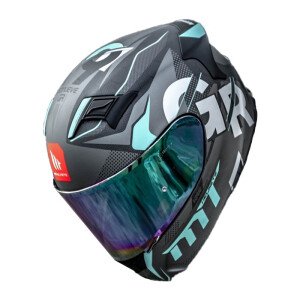 西班牙MT头盔碳纤维摩托车头盔男女全覆式冬季全盔安全帽个性 加伯利-GP
