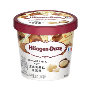 Häagen·Dazs哈根达斯夏威夷果仁口味冰淇淋81g