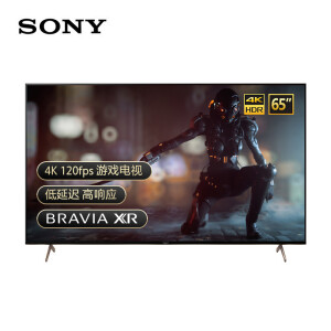 索尼（SONY）XR-65X91J 65英寸 全面屏 4K超高清HDR XR认知芯片 平板液晶 游戏电视 HDMI2.1