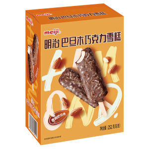 明治（meiji）巴旦木巧克力雪糕 42g*6支 彩盒装