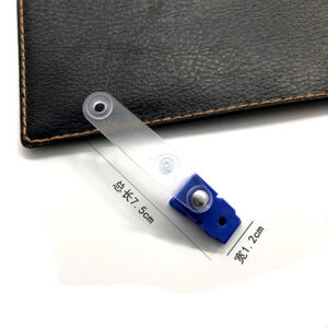 证件卡套夹子 透明塑料夹  证件卡铁夹子 /个