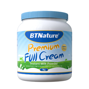 贝特恩BTNature蓝胖子奶粉成人澳洲进口高钙高蛋白无蔗糖儿童中老年全脂奶粉1kg