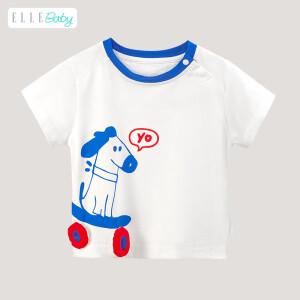 Elle Baby 儿童立体动物卡通印花短袖T恤（73-110cm）*2件