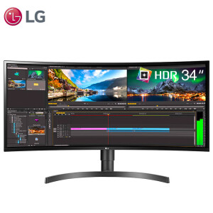 LG34WL85C34英寸曲面超宽显示器(3440×1440、60Hz、IPS)