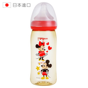 pigeon贝亲米奇系列宽口径PPSU奶瓶进口版240ml+凑单品