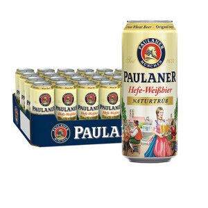 Paulaner保拉纳酵母型小麦啤酒500ml*24听