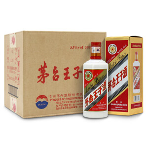 茅台王子酒53度酱香型白酒500ml*6瓶