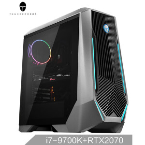 ThundeRobot雷神911黑武士Ⅱ台式主机（i7-9700K、16GB、512GB+2TB、RTX2070）