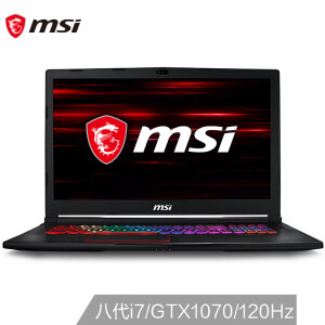 10点开始：msi微星GE7317.3英寸游戏本（i7-8750H、16GB、256GB+1TB、GTX10708GB、120Hz）