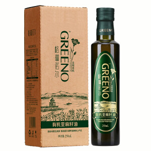 GREENO 格琳诺尔 有机亚麻籽油  250ml *8件