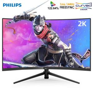 PHILIPS飞利浦325M7C31.5英寸显示器（1800R、2K、144Hz）