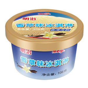 限地区：meiji明治香草味冰淇淋108g