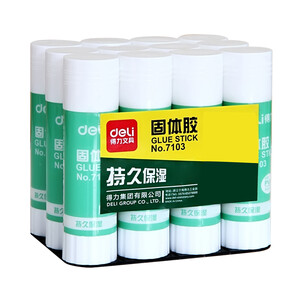 得力固体胶7102（12支/盒）