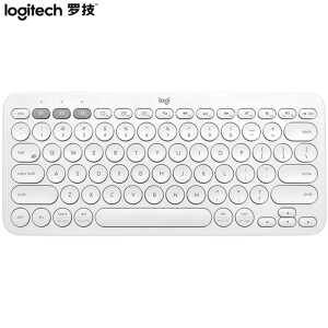 Logitech罗技K380键盘(白色、蓝牙)