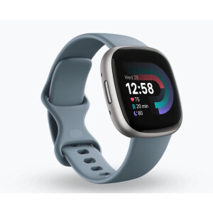 Fitbit 乐活Versa 4 男女健康智能手表运动健身心率血氧睡眠监测内置GPS锻炼新款促 蓝色GPS、24/7 心率【人气推荐】