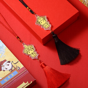 足金帝后联萌金件