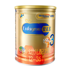 MeadJohnsonNutrition美赞臣安儿宝A+婴幼儿配方奶粉3段900g*5件