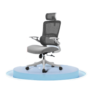 宏碁（acer）木星人体工学椅久坐舒适办公椅家用学习椅人工力学座椅 双背上翻扶手+头枕(灰框）推荐款