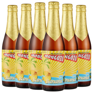比利时进口啤酒 梦果香蕉啤酒 Mongozo 330mL*6瓶