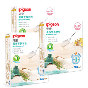 Pigeon 贝亲 营养米粉 （原味3连包） *3件