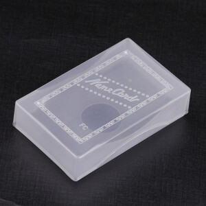 透明PP塑料名片盒（336个/袋）