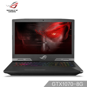 ROG 玩家国度 G7B 超神2 17.3英寸游戏本 (i7-8750H、16G、256G+1T、GTX1070 8G、144Hz)