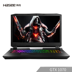 Hasee 神舟 战神 GX8-CR6S1 17.3英寸笔记本电脑（i5-9600K、8GB、1TB+256GB、GTX1070、120Hz、94%）