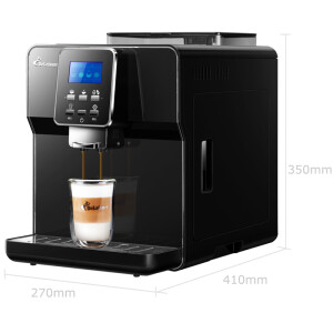德颐 DE-180 一键花式咖啡 意式全自动咖啡机 家用电器商用办公室现磨豆自动奶泡系统 智能咖啡机