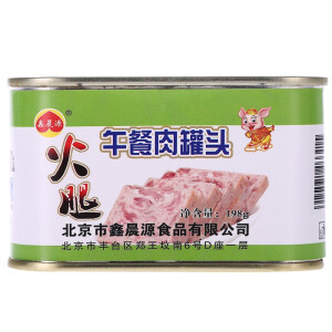 鑫晨源 肉罐头 火腿午餐肉198g *6件