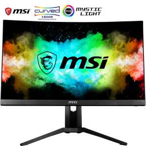 msi 微星 MAG271CR 27英寸显示器 （1800R、144Hz、1ms响应、FreeSync技术、RGB灯效）
