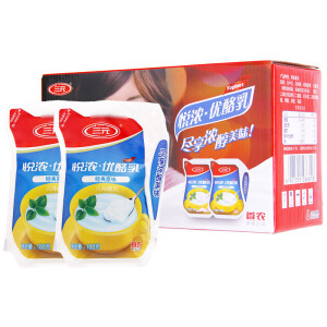 限上海、广东：三元悦浓·优酪乳原味酸奶酸牛奶180g*8袋*14件